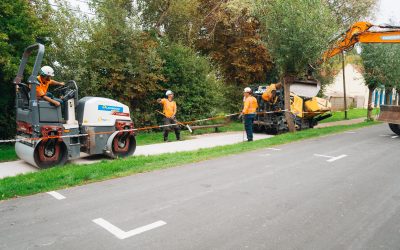 REVÊTEMENT DES ALLÉES À L&rsquo;AVENUE DU LAC